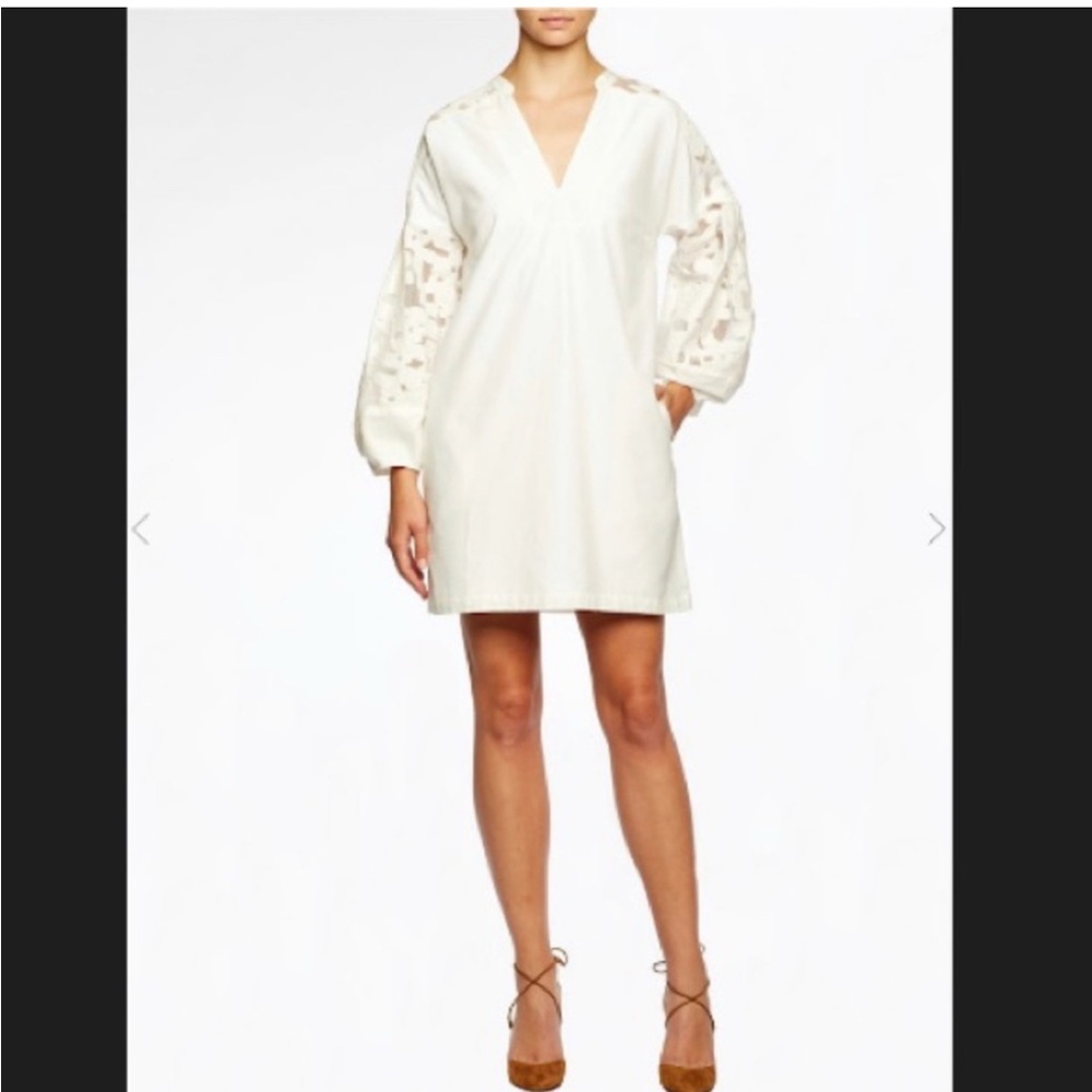 Brochure Walker Ward Ward Tunic Dress Cotton Silk Embr
Balloon Slv Pockets